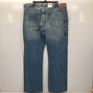 Polo Ralph Lauren RL Denim Ashmore Original Straight Leg Blue Jeans 40 x 32 Y2K